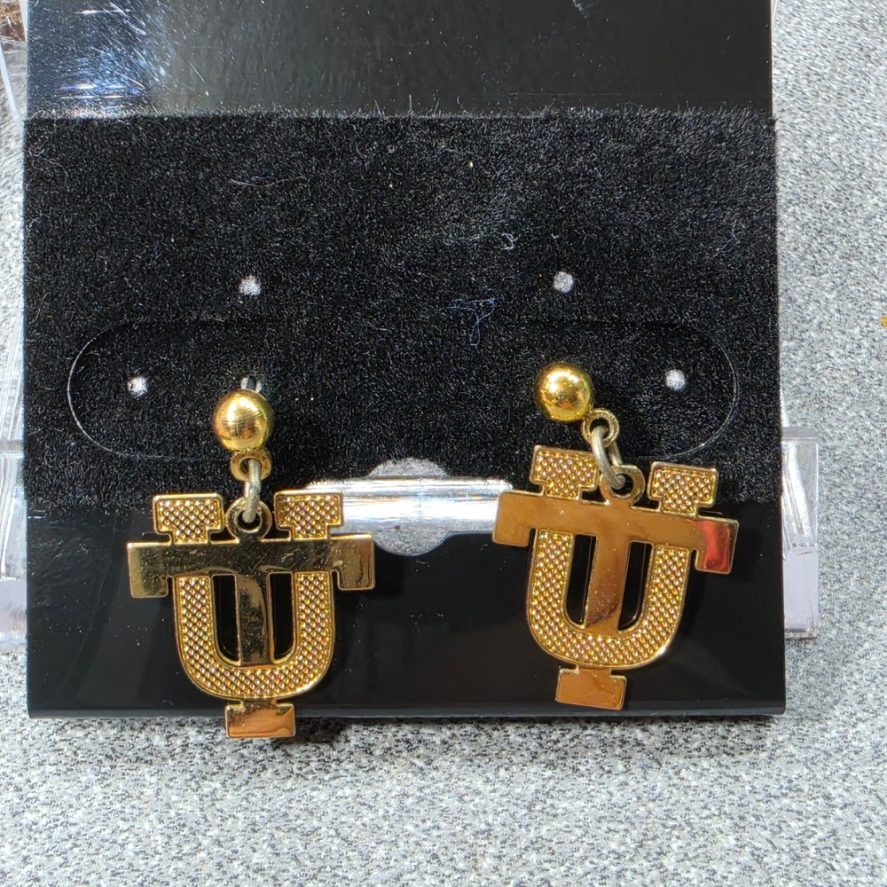 University of‎ Tennessee Vols Earrings Womens Gold tone Excellent Logo Drop